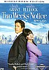 Two Weeks Notice DVD